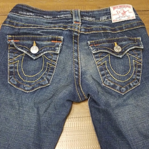 True Religion women's blue jeans size 26 - Picture 5 of 7